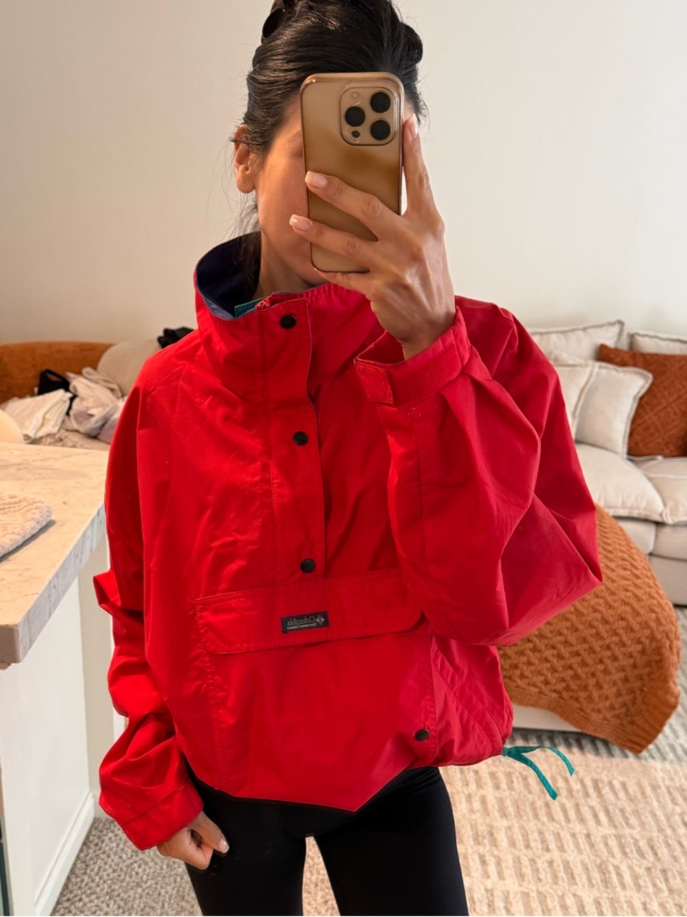 Vintage Columbia Red Windbreaker